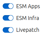 Toggling recommended services in the Pro Dashboard